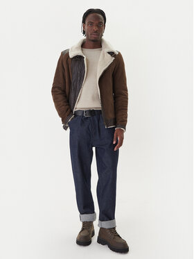 Μπουφάν δερμάτινο Aeronautica Militare φωτογραφία