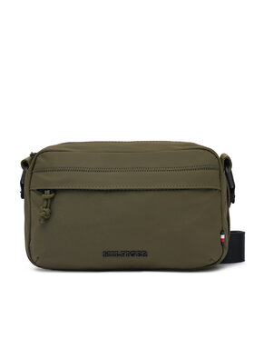 Tommy Hilfiger Tommy Hilfiger Taška cez rameno Th Colour Ew Reporter AM0AM13219 Zelená