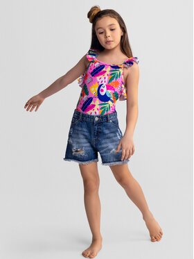 minoti minoti Szorty jeansowe 30SHORT150 Granatowy Regular Fit