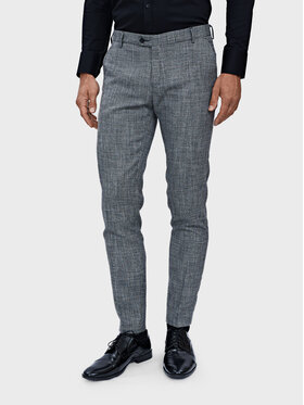 Evenemen Evenemen Spodnie garniturowe Mattina Szary Slim Fit