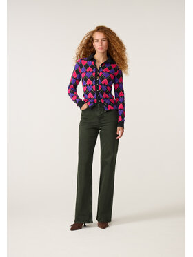 Fabienne Chapot Fabienne Chapot Kardigan 6734-1917-173 Zielony Regular Fit