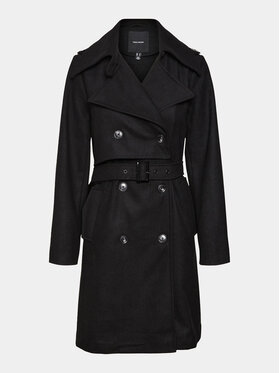 Vero Moda Vero Moda Тренч Janet 10301315 Черен Regular Fit