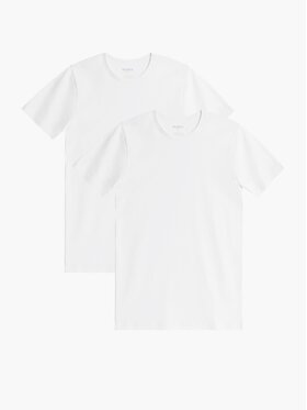 Atlantic Atlantic Podkoszulek basic Biały Regular Fit