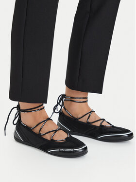 KARL LAGERFELD KARL LAGERFELD Ballerinas Altia KL66111 Schwarz