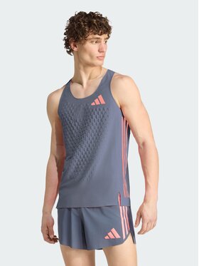 adidas adidas Tank top 168808 Szary Slim Fit