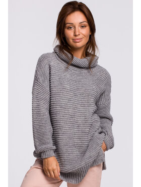 BeWear BeWear Sveter bk047 Sivá Custom Fit