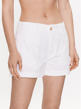 Polo Ralph Lauren Polo Ralph Lauren Šortky z materiálu 211905949001 Bílá Regular Fit