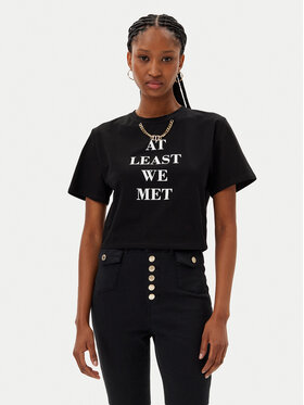 MET MET T-Shirt M10 261TS Czarny Regular Fit