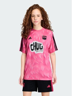 adidas adidas T-Shirt 168687 Koralowy Regular Fit