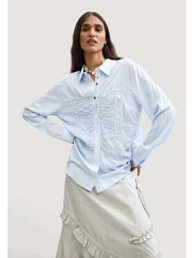 Desigual Desigual Camicia CAM_DANUBIO Blu Egg Fit