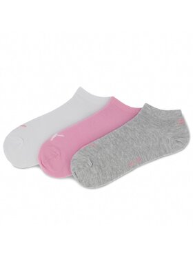Puma Puma Set di 3 paia di calzini corti da donna 906807 Rosa
