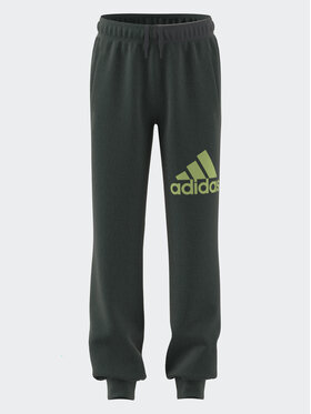 Adidas Spodnji Del Trenirke Essentials Regular Fit Big Logo Cotton Joggers IJ7069 Siva Regular Fit