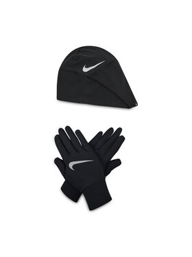 Nike Nike Set mănuși și căciulă N1000595 Negru