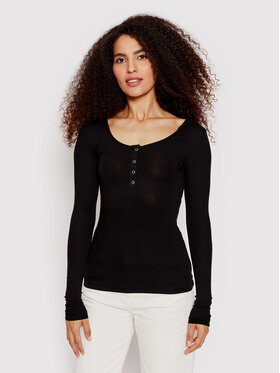 Pieces Pieces Блуза Kitte 17101437 Черен Slim Fit