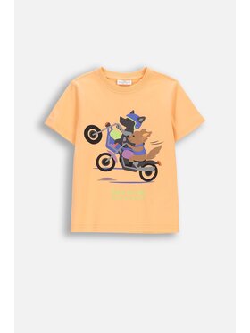Coccodrillo Coccodrillo T-Shirt WC6143202HBK-005 Różowy Regular Fit