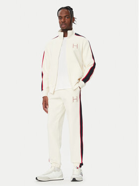 Tommy Hilfiger Tommy Hilfiger Felpa Pique H Badge MW0MW44957 Crema Regular Fit