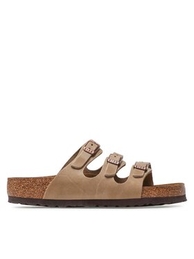 Birkenstock Birkenstock Klapki Florida 1011432 Beżowy