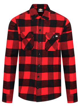 Dickies Dickies Риза Unisex New Sacramento DK0A4XDZRDX Червен Regular Fit