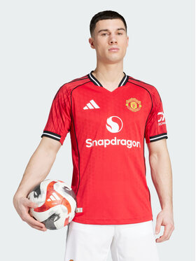 adidas adidas Koszulka techniczna Manchester United Czerwony Slim Fit
