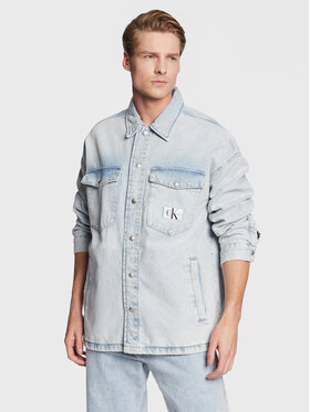 Calvin Klein Jeans Calvin Klein Jeans Farmer kabát J30J322383 Kék Oversize