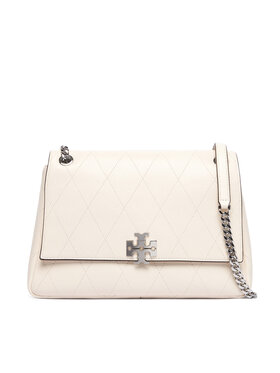 Tory Burch Tory Burch Borsetta Charlie Quilted Shoulder Bag 185828 Beige