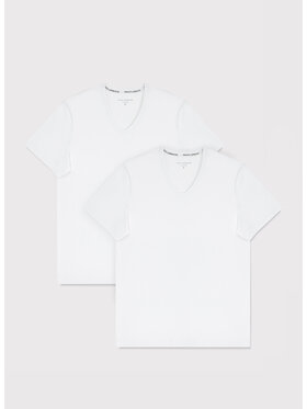 Pako Lorente Pako Lorente Komplet t-shirtów U000B-TT-002 Biały Slim Fit