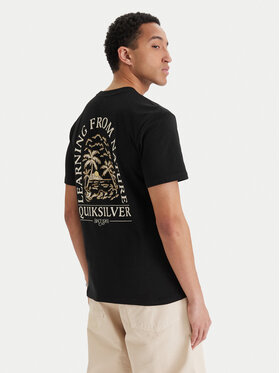 Quiksilver Quiksilver Tričko Evo Learning From Nature EQYZT08265 Čierna Regular Fit