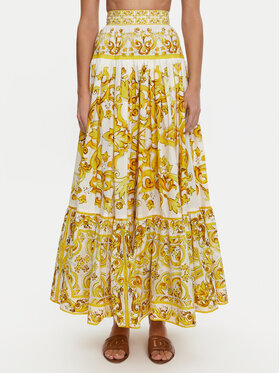 Dolce&Gabbana Dolce&Gabbana Spódnica maxi F4CX0T HH5A5 Żółty Regular Fit