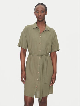 Vero Moda Vero Moda Košilové šaty Thea 10333791 Zelená Loose Fit