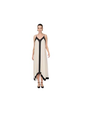ONLY ONLY Vestito estivo Abito onldiana life strap long Beige Regular Fit