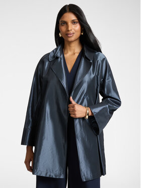 Elena Mirò Elena Mirò Cappotto invernale F093P000235N024 Blu A-Line Fit