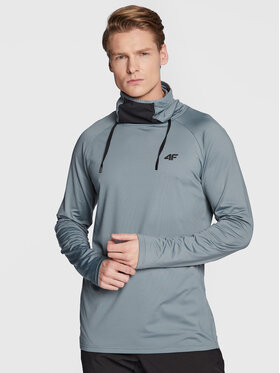 4F 4F Bluza techniczna H4Z22-BIMD032 Szary Regular Fit