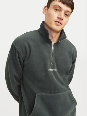 Jack&Jones Flis Vesterbro 12262981 Zelena Relaxed Fit