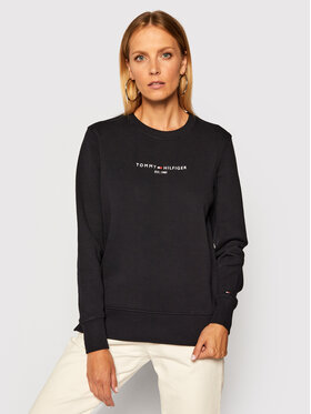 Tommy Hilfiger Tommy Hilfiger Sweatshirt Essential WW0WW28220 Bleu marine Loose Fit