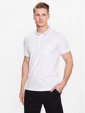 Volcano Volcano Polokošeľa T-Drago M35084 Biela Regular Fit