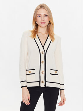 Luisa Spagnoli Luisa Spagnoli Pletena jopica Maggiore 57831 Écru Loose Fit