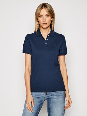 Tommy Jeans Tommy Jeans Pólóing Tjw DW0DW09199 Sötétkék Slim Fit