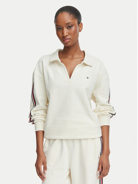 Tommy Hilfiger Tommy Hilfiger Felpa Rugby UW0UW06629 Crema Relaxed Fit