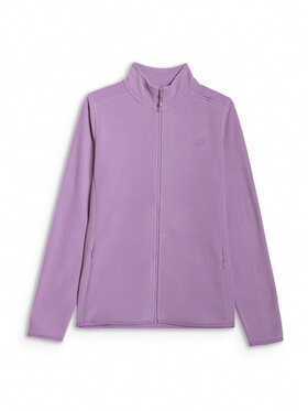 4F 4F Bluza BASIC+ Fioletowy jasny Slim Fit