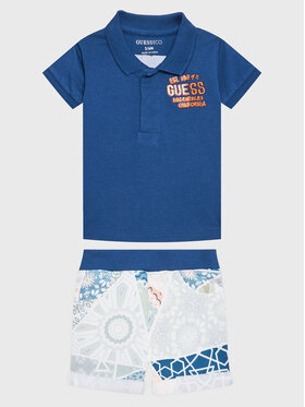 Guess Guess Set polo i hlače I3GG03 K8HM3 Plava Regular Fit