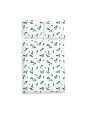 White pocket White pocket Komplet pościeli Pościel świąteczna Biały