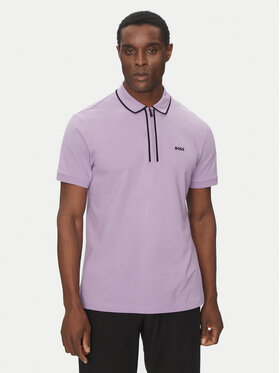 BOSS BOSS Pólóing Philix Tape 50537489 Rózsaszín Regular Fit