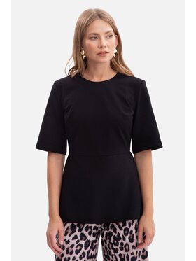 BeWear BeWear Bluzka b305 Czarny Baggy Fit