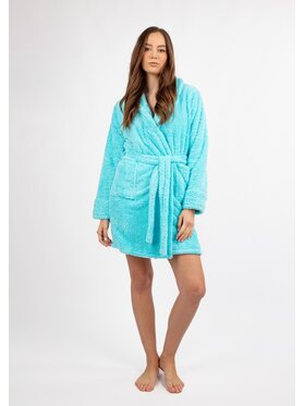 DKaren Lingerie DKaren Lingerie Szlafrok Eliza Krótka Turkusowy