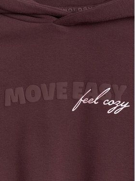 4F 4F Bluza COZY Brązowy ciemny Regular Fit