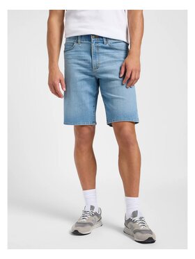 Lee Lee Szorty jeansowe 5 POCKET SHORT Niebieski Regular Fit