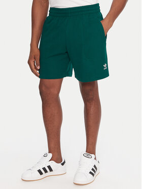 adidas adidas Pantaloni scurți sport Essentials Trefoil JW1040 Verde Regular Fit