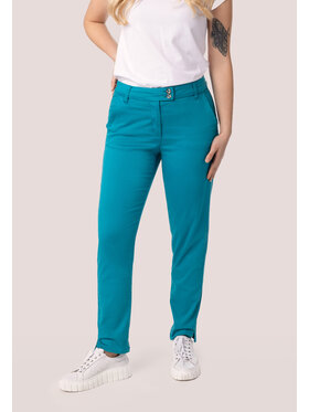 QUIOSQUE QUIOSQUE Spodnie materiałowe QUIOSQUE 3OM003804 Niebieski Regular Fit
