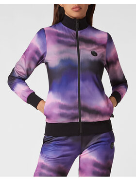 Plein Sport Plein Sport Komplet top i spodnie 7867 Fioletowy Regular Fit