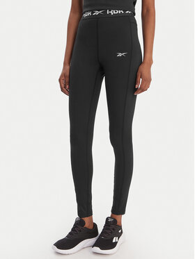 Reebok Reebok Leggings RK25606CCW Fekete Slim Fit